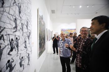 KBRI Bangkok gelar pameran lukisan karya seniman Indonesia dan Thailand