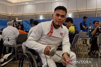 Sempat tekuni atletik, Akhmad Saidah gondol emas anggar kursi roda