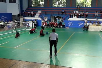 Tampil perdana di Peparnas, Ricky bantu DIY bantai tim Goalball Sumsel