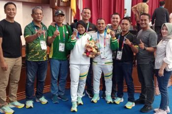 Sumut sabet emas pertama para-taekwondo Peparnas XVII