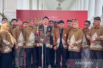 Presiden terima ormas Pujakesuma di Istana Kepresidenan Jakarta