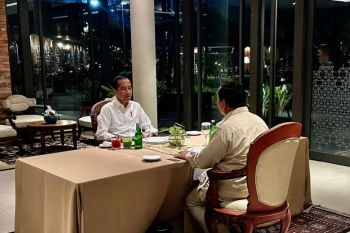 Istana jelaskan pertemuan tertutup dua jam Jokowi-Prabowo di GBK